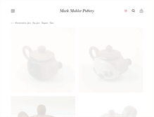 Tablet Screenshot of markmohlerpottery.com